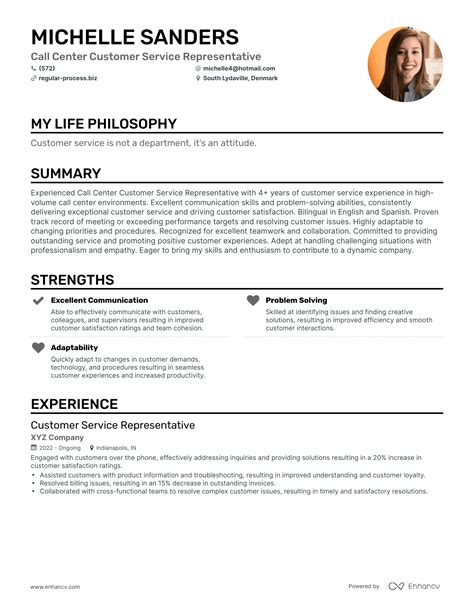 Jobbeschreibung Customer Service Agent .
